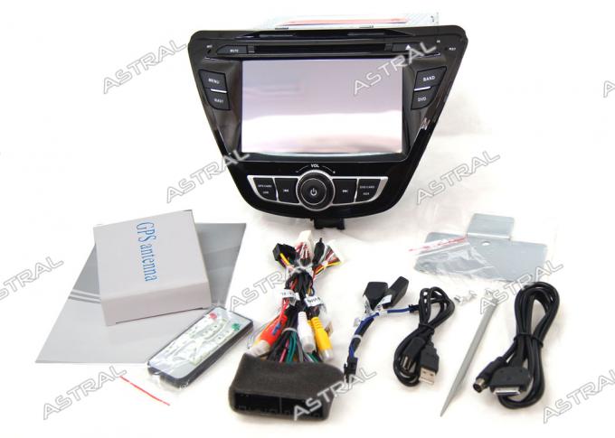 Van de Spelerelantra 2014 van Hyundai DVD van de autoradio de Navigatiesysteem van GPS Androïde met RDS DVR