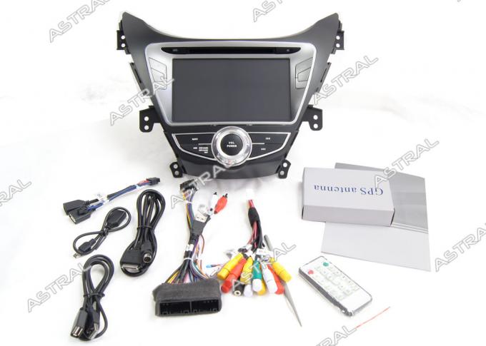 Androïde OS Elantra Hyundai DVD van het de Navigatiestuurwiel van GPS van de Spelerauto de Controletv