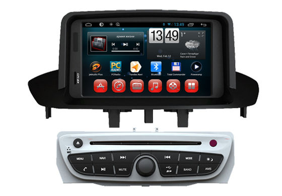 China Androïde 4.4 OS GPS Radio Dubbele DIN de Autodvd Speler van TV voor Renault Megane 2014 leverancier