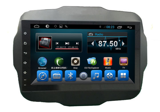 China Android 6,0 in Auto Stereo de Jeepapostaat van het Navigatiesysteem Van verschillende media leverancier