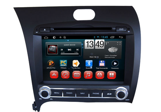 China 3G WIFI Bluetooth Cerato K3 Forte 2013 Navigatie van de Speler de Androïde GPS van KIA DVD voor Auto's leverancier