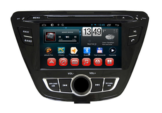 China Androïde van de Spelerelantra 2014 van Hyundai DVD van de Autoradio Stereo de Camerainput van GPS iPod SWC leverancier