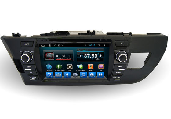 China 2 DIN-de Navigatie Radiobt van Toyota GPS van de Vierlingkern voor Corolla 2014 Europa leverancier