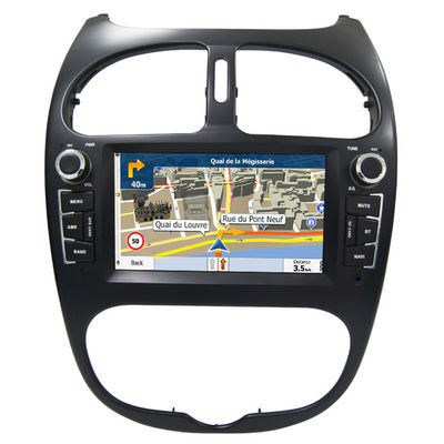 China Peugeot 206 GPS-DVD van de Navigatieauto de Speler Van verschillende media met Android/Vensterssysteem leverancier