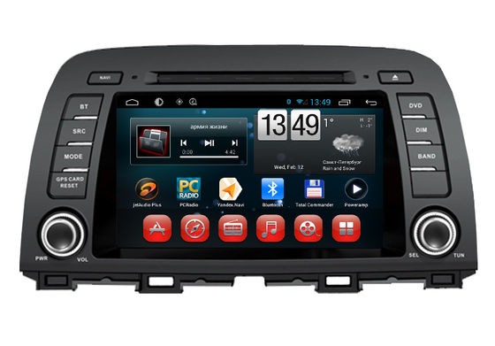 China Mazda 6 2014/CX-5 Centrale Multimedia GPS zat van de Radioontvangerstv Bluetooth van Nav het de Aanrakingsscherm leverancier